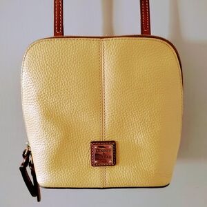 Dooney & Bourke Yellow Leather Crossbody Bag